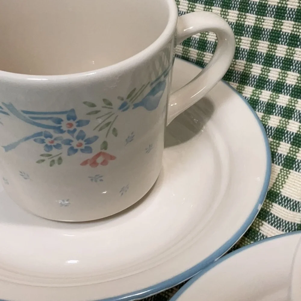 2 Corelle Symphony cup and saucer sets. Never used.